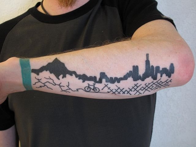 Bicycling Tattoos