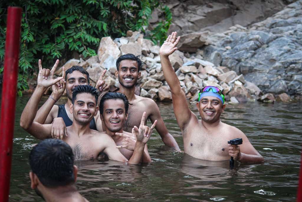 Sagar lake waterfall