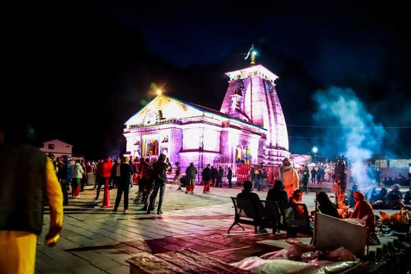 Kedarnath at night