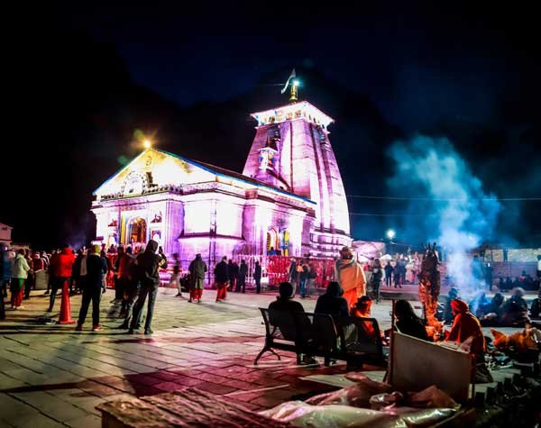 Kedarnath at night
