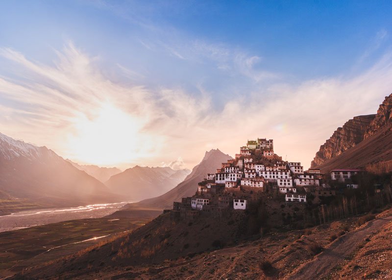 Key Monastery from a distance