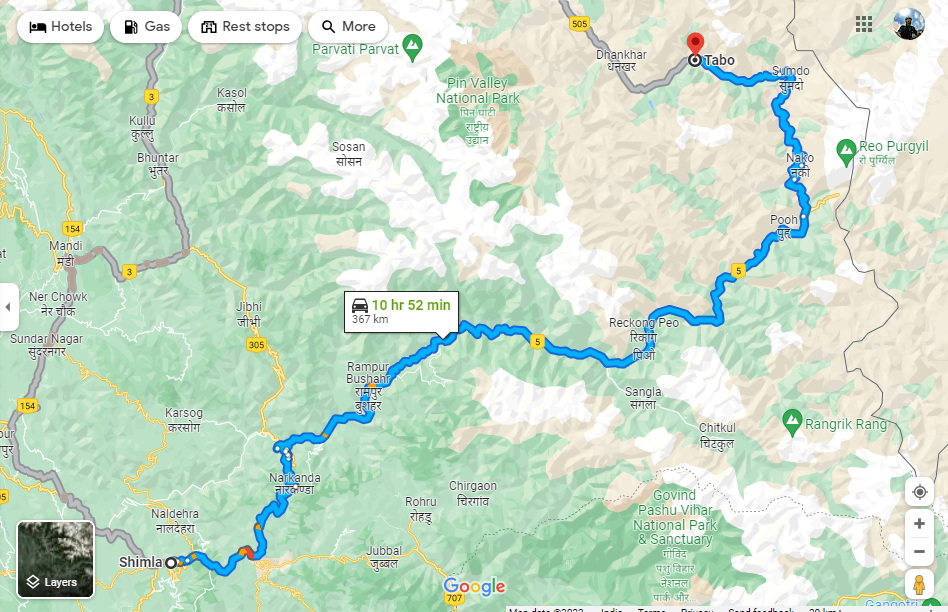 To reach Tabo Monastery you need to reach Tabo village from Shimla via Kinnaur route.