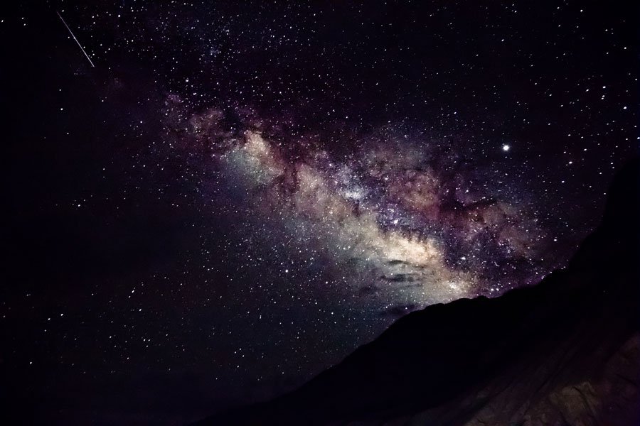 Star gazing at Tabo village near tabo Monastery