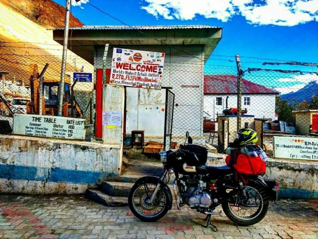 Highest petrol pump in Kaza village