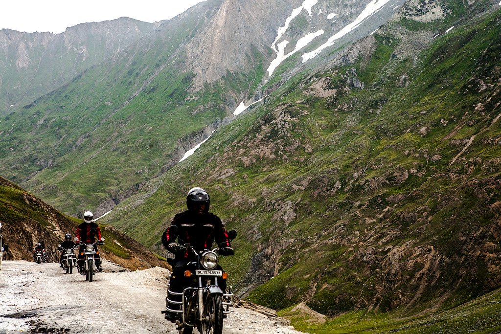 Water Crossings in Spiti Valley at Zojila Pass