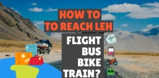 How to reach Leh Ladakh? By Air, By Bus, By Bike or By Train!! How to reach Leh_FB Image
