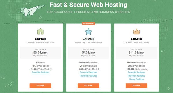 SiteGround is holding 4th rank out of all hosting companies.