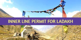 Inner Line Permit for Ladakh ILP or Inner line permit for Ladakh region