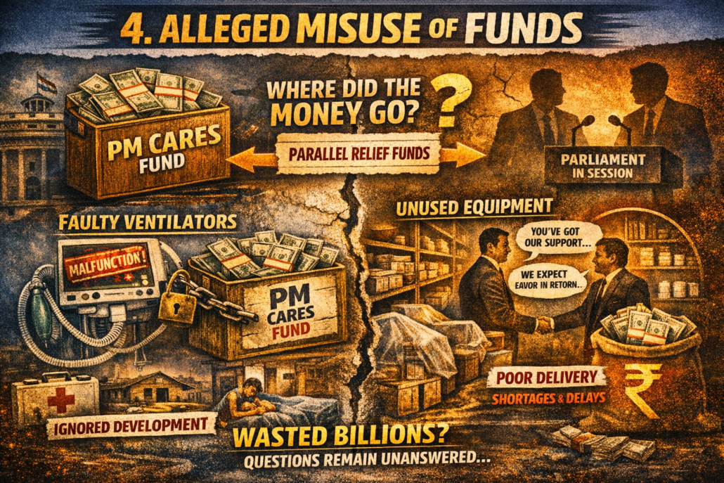 Alleged Misuse of Funds in PM cares fund scam