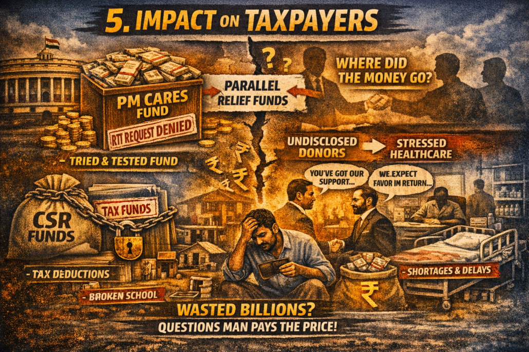 Impact on Taxpayers in PM fund scam