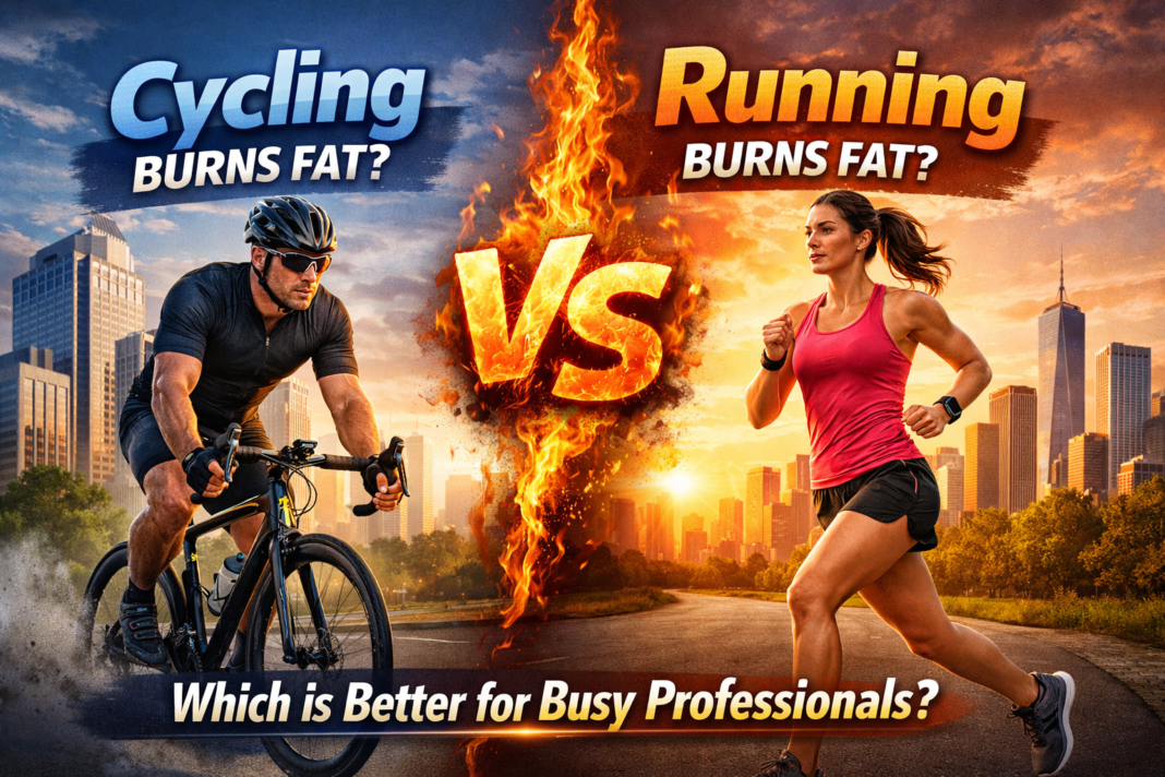 Cycling vs. Running: Which Burns Fat Better for Busy Professionals? Cycling vs. Running